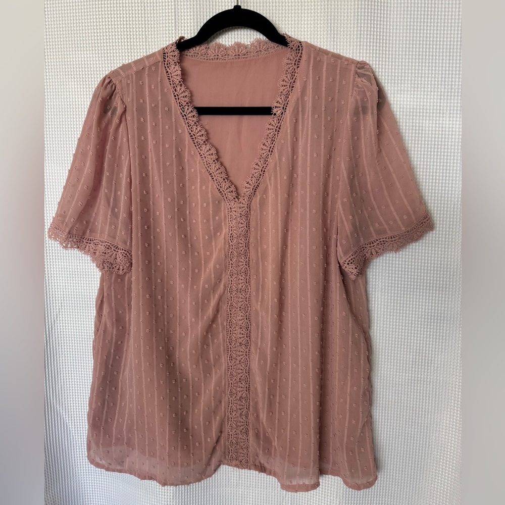 Pink Shirt with details